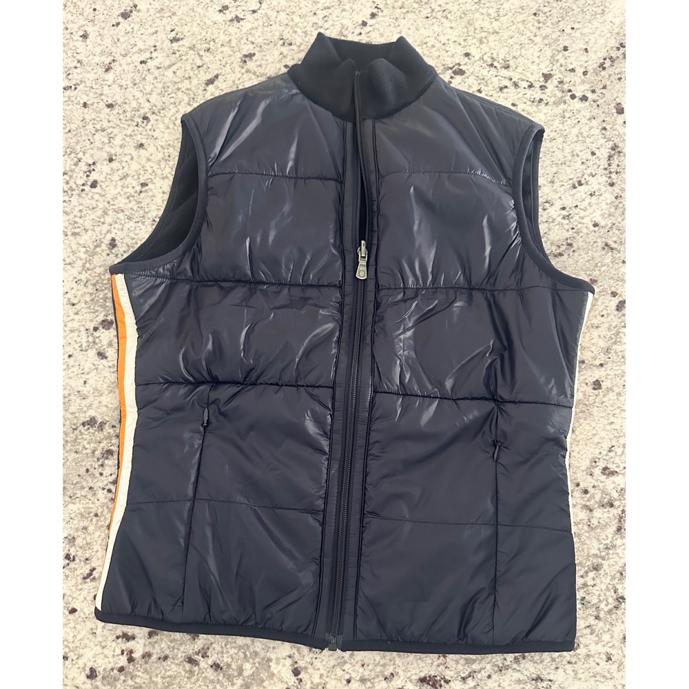 Anatomie Reversible Womens Navy Blue Full Zip Vest sz S